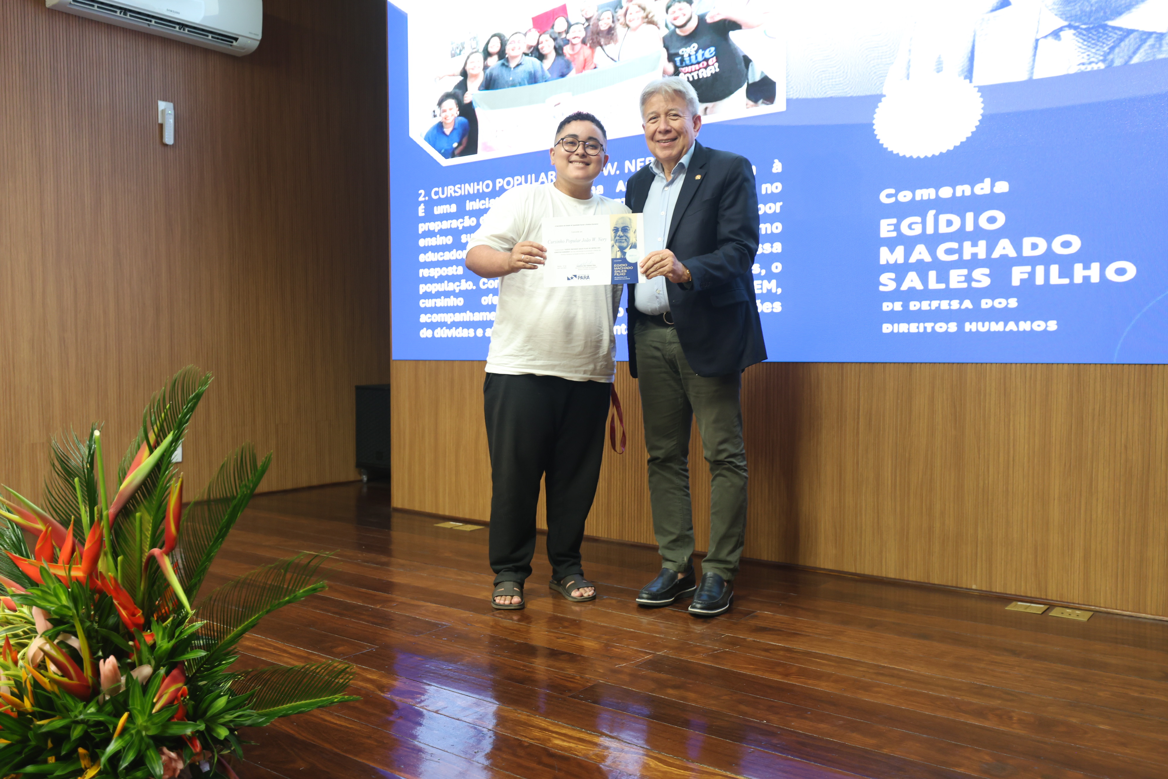 Governo do Pará entrega Comenda 'Egídio Machado Sales Filho de Direitos Humanos'