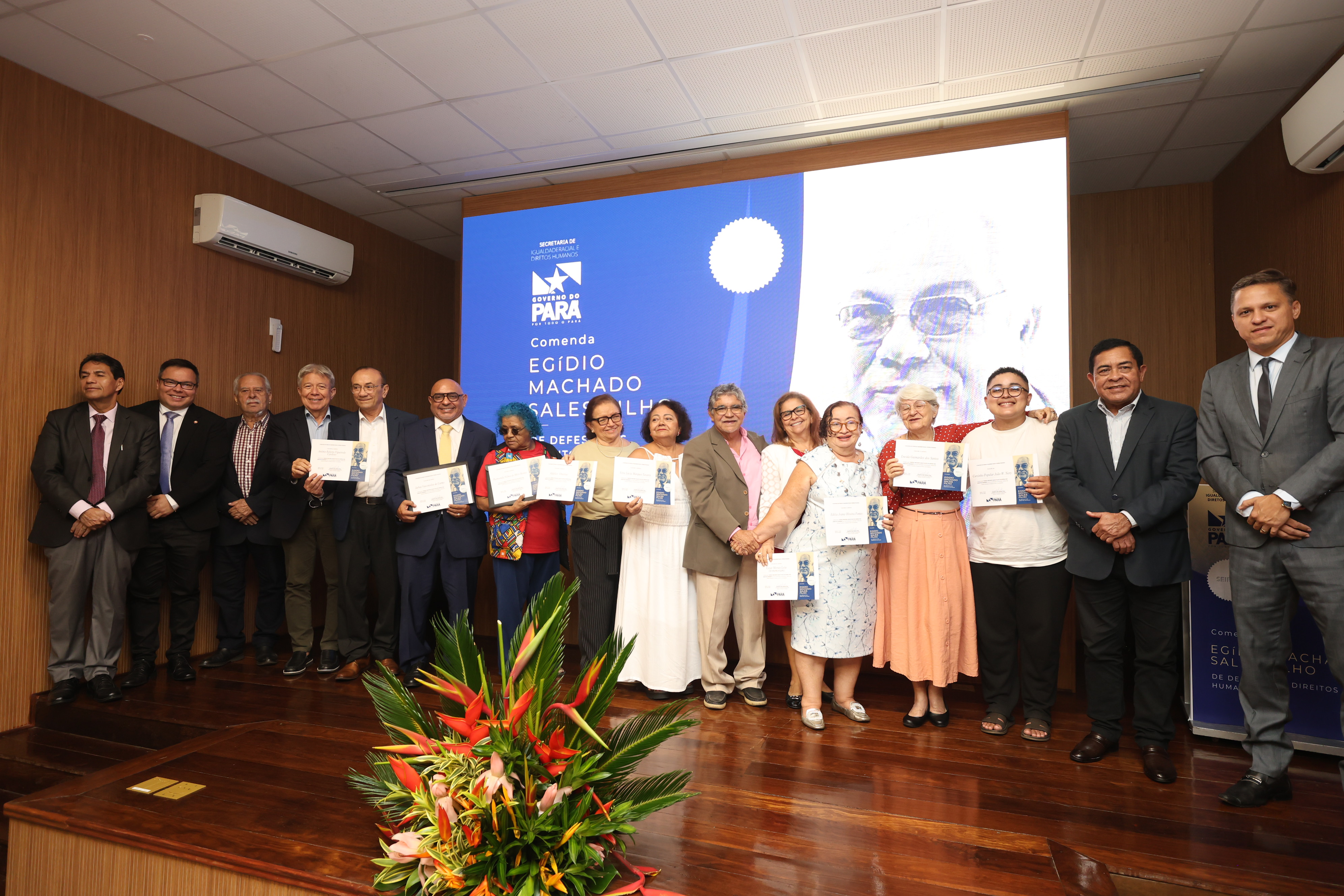 Governo do Pará entrega Comenda 'Egídio Machado Sales Filho de Direitos Humanos'