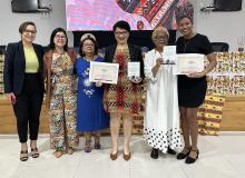 Mulheres negras homenageadas com a comenda